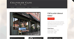Desktop Screenshot of chandlercafe.com